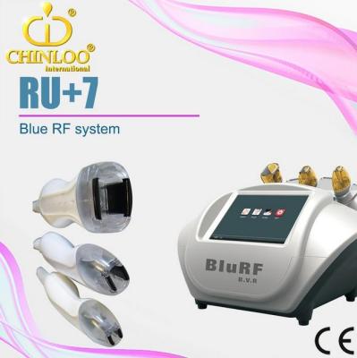 China Mini Beam Wrinkle Removal Blue Wave Frequency Electric Wrinkle Remover Slimming Machine For Body/Face/Eyes RU+7(CE Approval) for sale