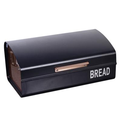 China Sustainable Material Food Grade Kitchen Food Storage Container Bread Bin Bread Box for sale