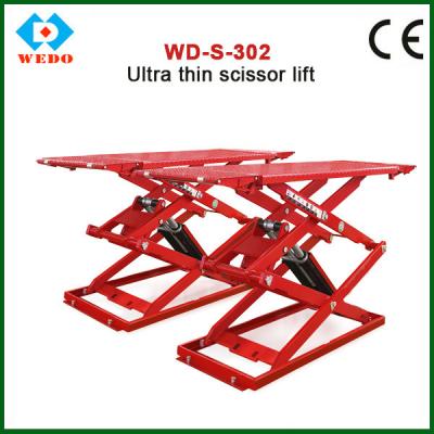 China Ultra-thin small scissor lift, garage car elevator for sale