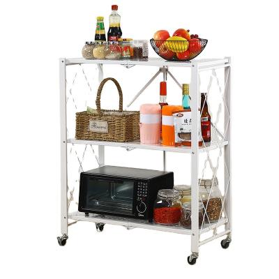 China Sustainable Multi Layer Storage Rack With Decorative Rotating Wheels Spice Organizer for sale