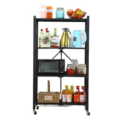 China Sustainable Multi-Layer Removable Black White Organizer Foldable Storage Rack for Shower Room and Study for sale