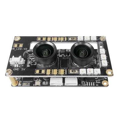 China Wide Angle Face Recognition 2MP 1080P Dual Lens USB Camera Module for sale