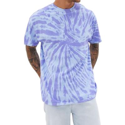 China Wholesale High Quality Custom Tie Dye Mens T-shirt Design 100% Cotton Anti-Wrinkle Logo T-shirt for sale