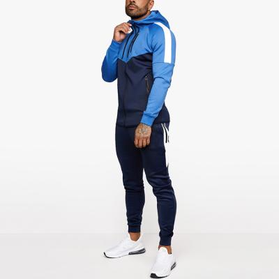 China 2023 Fashion Sportswear Colorblock Panel Breathable Gym Set Tracksuit Soccer Tracksuits For Men for sale