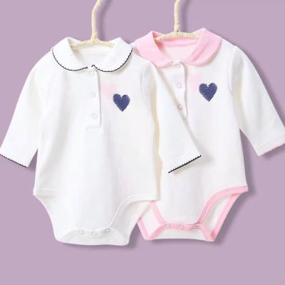 China 100% Cotton Girls Baby Clothes Newborn Romper for sale