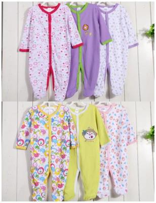 China 3pcs Cotton Smile Fashion Romper Baby 100% Cotton Teddy Romper Randomly Shipped for sale