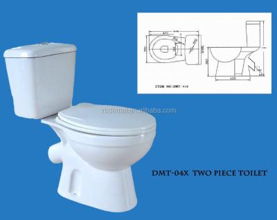 China Two-Piece Double-Flux X Trap Toilet Good Design Sold for sale