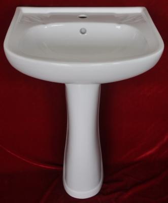 China Shampoo sink ceramic bathroom pedestal washbasin DPL-102 for sale