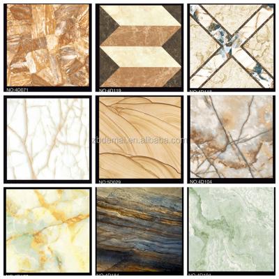 China Interior Tiles Full Polished Glazed 3D Porcelain Tile In 600x600mm Size for sale