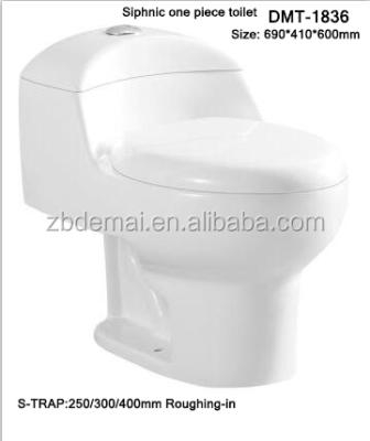 China Double-flush Made In China One Piece Sanitary Ware Design S Good Popular White Toilet Trap for sale