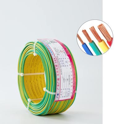 China Building 2.5 mm Electricity Cables Single Core 1.5mm 2.5mm Electric Wire PVC Flexible Copper Cable Electrical Wire For House for sale