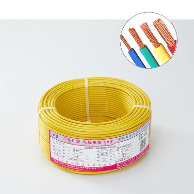 China Building Flexible Single Core 50mm 70mm 95mm 120mm 150mm 240mm PVC Power Cable PVC Insulated Copper Wire Cable for sale