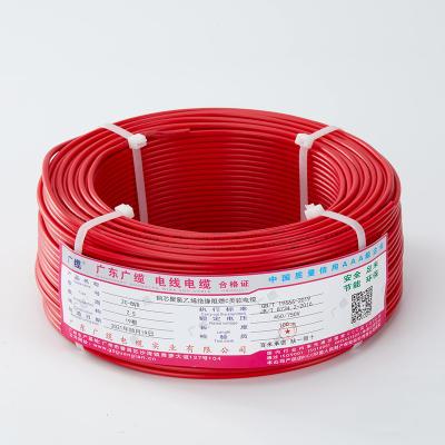 China Building Factory Best Selling 450V 750V 50mm 70mm 95mm PVC Coated BVV Electric Wire Cable Copper Core Electrical Power Cables for sale