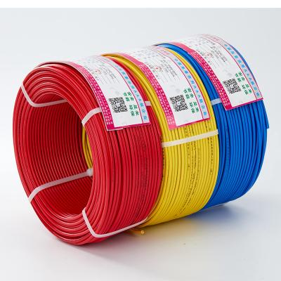 China Building 1.5mm 2.5mm 4mm 6mm 10mm 16mm 25mm BV BVR Electrical Wire 450 750V PVC House Wiring Flexible Electrical Cable Roll for sale