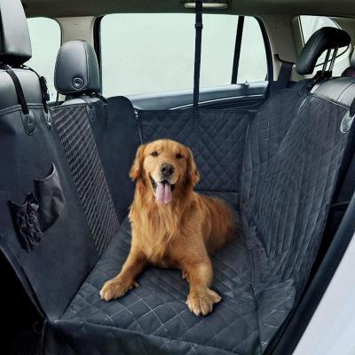 China 600D Oxford Cloth Travel Pet Hammock Dog Car Seat Cover with Side Fin and Waterproof Non-Slip Pet Beds and Support Accessories for sale