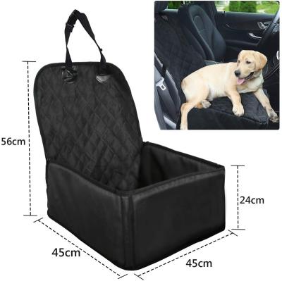 China Viable Dog Car Seat, Waterproof, Breathable, Pet Car Seat with Safety Leash, Portable Travel Carrier Bag for Pets for sale