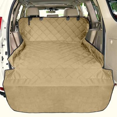 China Wholesale Waterproof Travel Pet Cargo Cover Dog Seat Cover Mat For SUVs Sedans Vans for sale