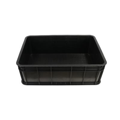 China QXR Q-CB27 620*430*200mm Rectangle ESD High Quality Black Antistatic Plastic Container for sale