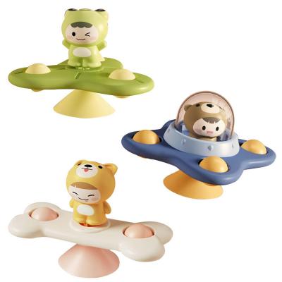 China Toy Boy Children Bathing Cognitive Floating Suction Cup Spinner Toys Animal Swimming Water Toy Baby Bath Toys For Kids Funny Child Ratchet Teether for sale