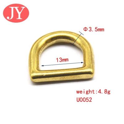 China For handbags; stock Exchange ; key; Accessories D-Ring Purses Solid Brass D-rings for sale