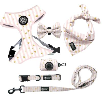 China Dog Manufacturers Customized Design Dog Collars and Matching Leashes Logo Covers Dog Collar Rubber Leash for sale