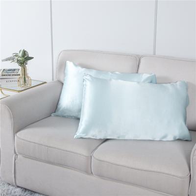 China 6A 100% Pure Mulberry Silk Anti-Static 22mm Shnny and Soft Double Side Silk Pillowcase for sale