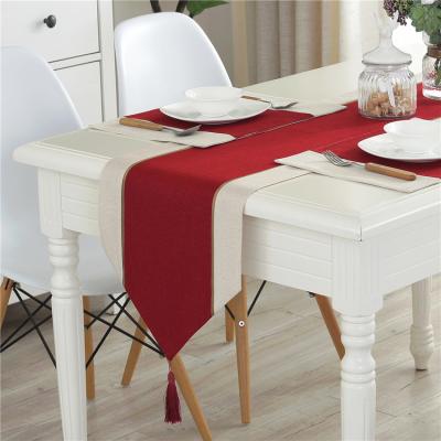 China Durable the fine quality table runner dining room table runner gold cheap hot sale table runner fine fabric for sale