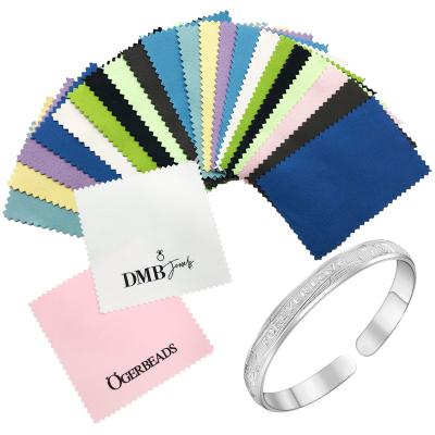 China 2021 Viable Most Popular Silver Gold Jewelry Polishing Cloth Wholesale High Quality Silver Cleaning Cloth for sale