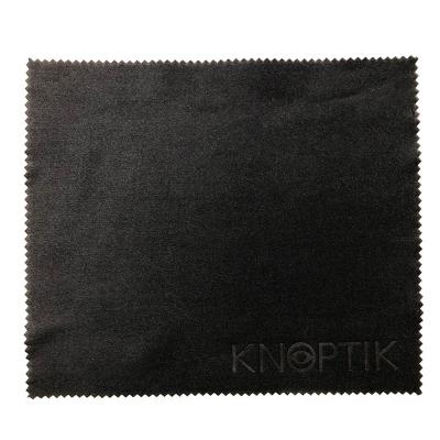 China Customized Sustainable Premium Embossing Logo Size Strong Microfiber Dust Cleaning Cloth For Digital Products for sale