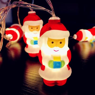 China Hot Selling Chirstmas Decor USB and Santa Claus Christmas Battery Operated Led Decorative String Lights for Gift for sale