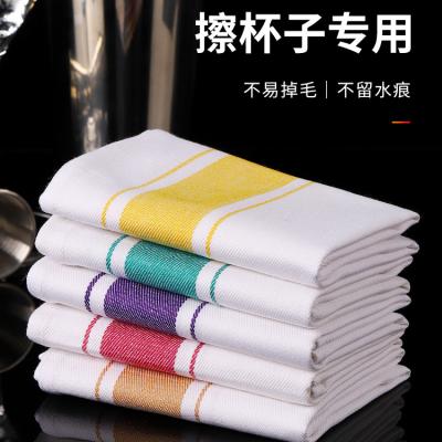 China Wholesale Viable Household Super Absorbent 50*50cm Pure Cotton Kitchen Plain Cleaning Cloths Towels Tools for sale