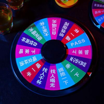 China Ceativity bar supplies viable ktv amusement toys game turntable for sale