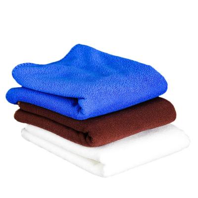 China 35*75cm Size Sustainable Blue White Brown Microfiber Cleaning Cloth Strong Water Absorption For Bar, Home, Hotel for sale