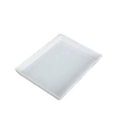 China Sustainable Fashion Wholesale Snack Dish Tableware Plastic Fruit Tray for sale