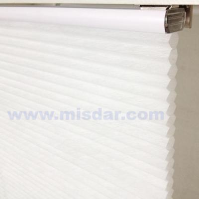 China White Semi-Sheer Slat Cellular Curtain, Cellular Window Shade, Honeycomb Window Shade for sale