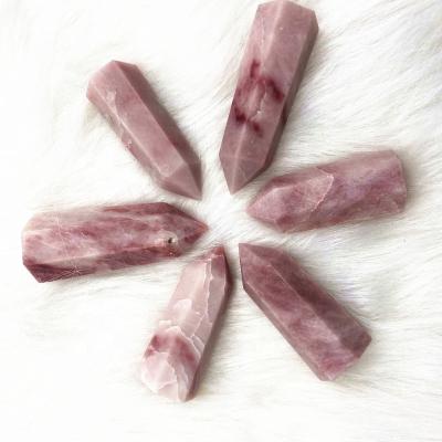 China Wholesale Folk Rose Magic Wand Gemstone Crafts Guest Souvenirs Europe Wedding Tower Opal Crystal Point Healing For Decoration for sale