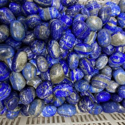 China High Quality Folk Natural Stones Lapis Lazuli Crystal Therapy Europe Crafts Crystal Gravel Tumbled Stone for sale