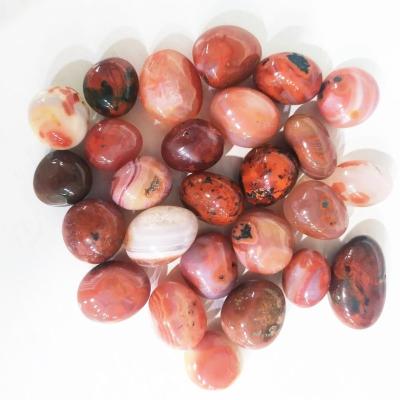 China Europe wholesale price crafts mixed crystal tumbled stone natural folk stone carnelian healing crystals for sale