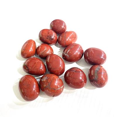 China Europe Wholesale Price Crafts Mixed Crystal Tumbled Stone Healing Natural Folk Stone Red Jasper Crystals for sale