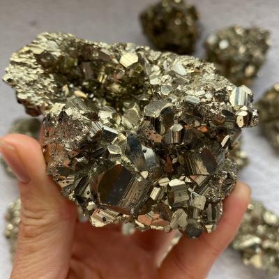 China High Quality Natural Healing Stones Europe Beautiful Pyrite Rough Stone Home Decor for sale