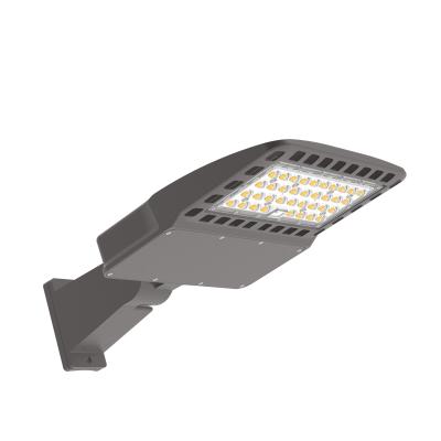 China ROAD ETL Area Light Fixture DLC 100W 150W 200W 240W 300W Outdoor Photocell Flood Light Shoe Box Led Parking Lot Lighting for sale