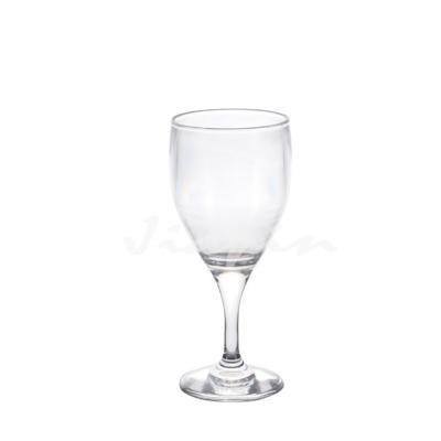 China Polycarbonate 330ml unbreakable viable small red wine glass for sale