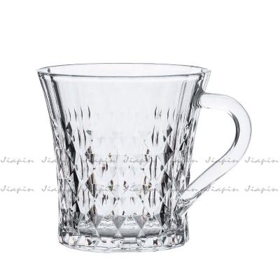 China 2020 New Item 9oz Restaurant Coffee Mug Crystal Dishwasher Safe Stylish Coffee Mug for sale