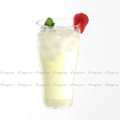 China Wholesale 12.5oz Plastic Drinking Beer Glass Cheap Customized Clear Beer Glass Beer Glass for sale