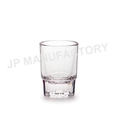 China Bar Accessories 2.3oz Shatterproof Plastic Shatterproof Shot Glass for sale