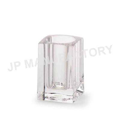 China Sustainable High Quality Thick Acrylic Square Toothpick Holder For Hotel / Restaurant for sale