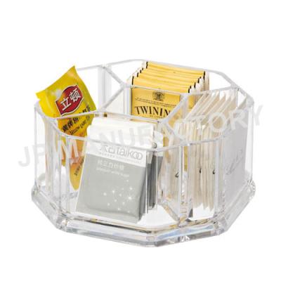 China CLASSIC 5 Compartment Canteen Tea Cup Tea Bag Holder Coffee Bag Container for sale