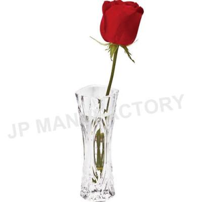 China Durable High Quality Mini Restaurant Use Acrylic Clear Vase For Single Flower for sale