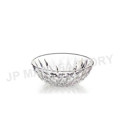 China Viable Mini Crystal Clear Diamond Design Dessert Bowl for sale