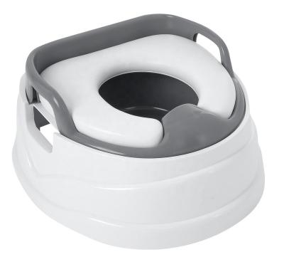 China Soft Plastic Squatty Trainer Seat For Baby Kids - Potty Seat Gray for sale